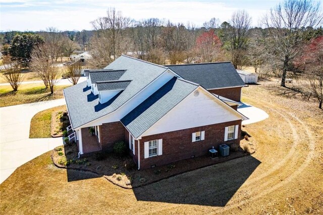 view of subject property