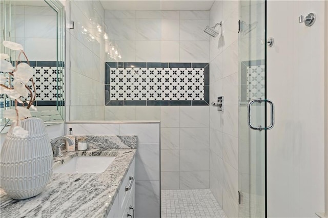 103 Willow Wood Cir SE, Atlanta, GA 30317 - bathroom with vanity and a shower stall