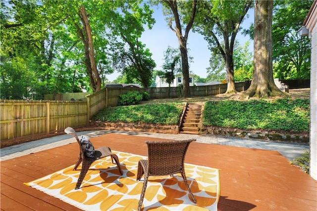 103 Willow Wood Cir SE, Atlanta, GA 30317 - fenced backyard featuring a deck