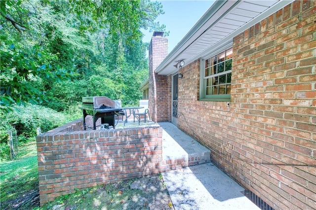 4581 Newcastle Cir, Lithonia, GA 30038 - view of patio featuring area for grilling
