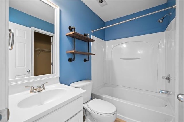 2595 Glaramara Ter, Cumming, GA 30041 - full bath with shower / tub combination, toilet, and vanity