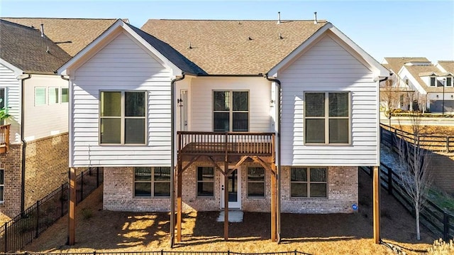 view of rear view of house