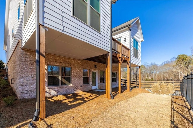 view of rear view of house