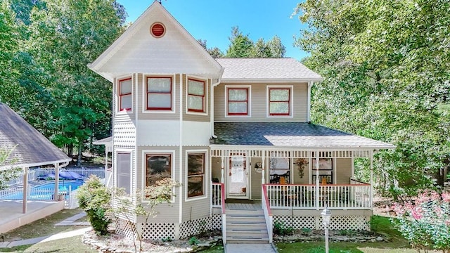 view of victorian-style house