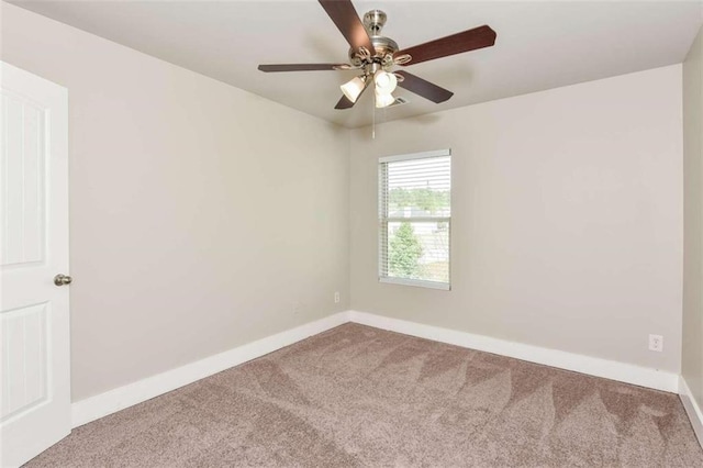 empty room featuring carpet floors