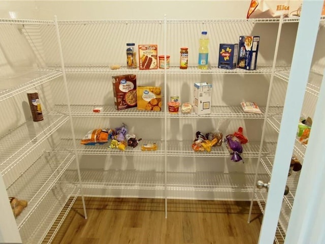 view of pantry