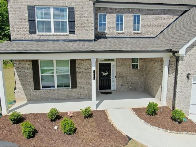 view of front of house with covered porch