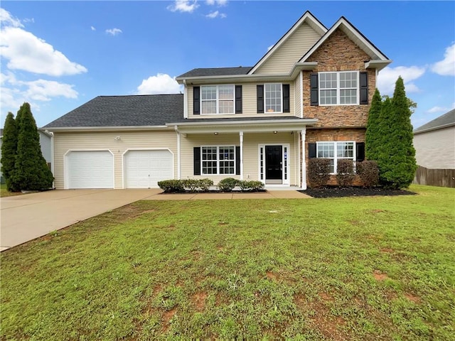617 Kyles Cir, Hiram, GA 30141 - traditional home with a garage and concrete driveway