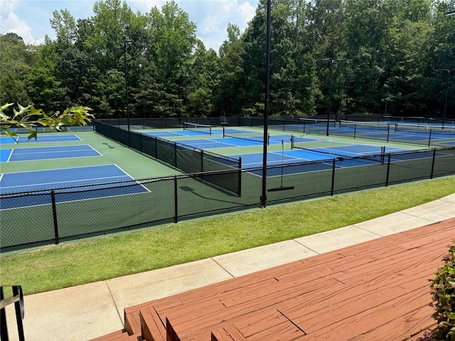 30 Riverrock Trl, Dallas, GA 30157 - view of tennis court featuring community basketball court