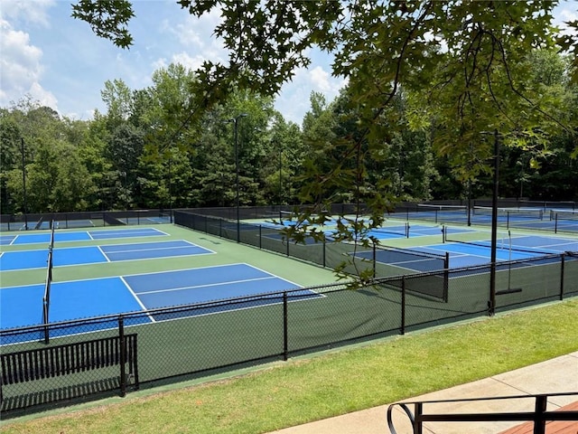 30 Riverrock Trl, Dallas, GA 30157 - view of tennis court with community basketball court