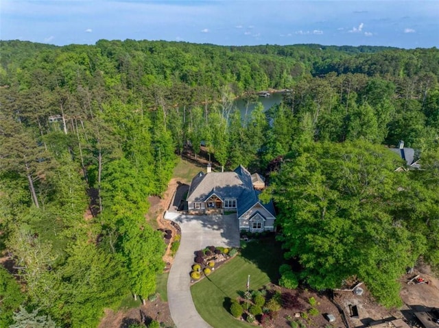 274 Ramey Rd, Westminster, SC 29693 - view from above of property featuring a heavily wooded area and a large body of water