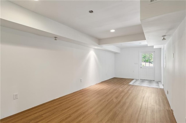 51 Queen Anne Dr SE, Mableton, GA 30126 - unfurnished room featuring light wood finished floors and recessed lighting