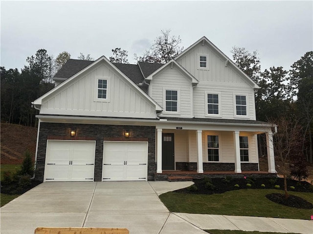 view of front of home with a porch