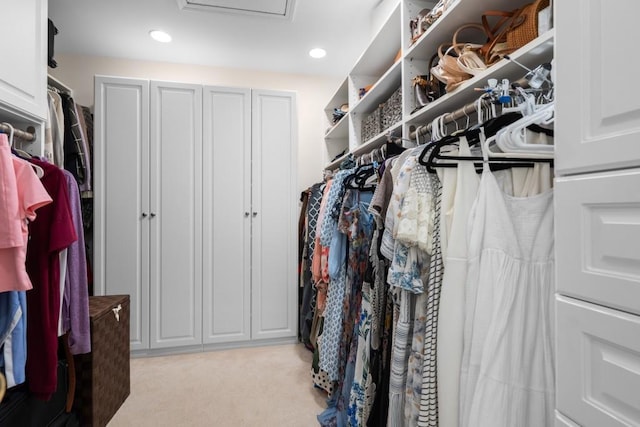 1241 Newbridge Trce, Brookhaven, GA 30319 - walk in closet with attic access and light carpet