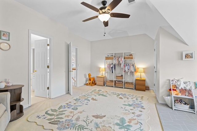 1241 Newbridge Trce, Brookhaven, GA 30319 - bedroom featuring carpet, a closet, ensuite bathroom, and ceiling fan
