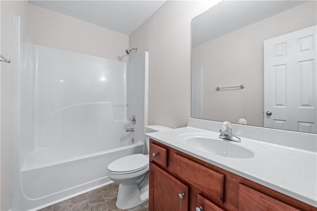 1558 Autumn Wood Trl, Sugar Hill, GA 30518 - bathroom with vanity, tub / shower combination, and toilet