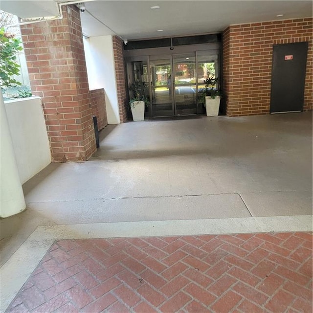 375 Ralph Mcgill Blvd Unit 505, Atlanta, GA 30312 - view of patio / terrace featuring french doors
