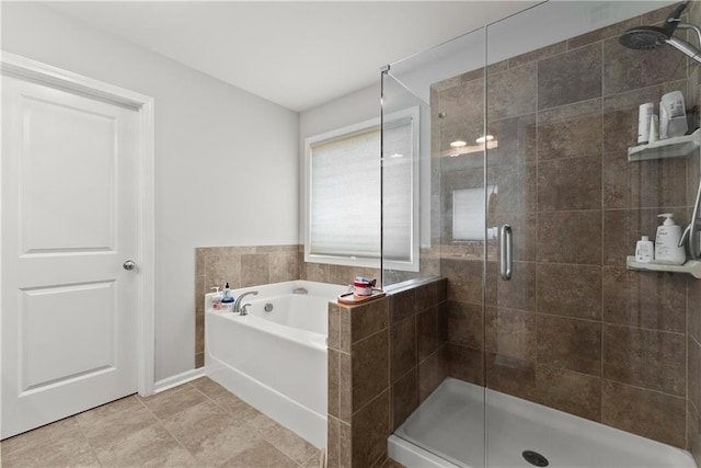 6021 Harbour Mist Dr, Flowery Branch, GA 30542 - full bathroom featuring a shower stall and a bath