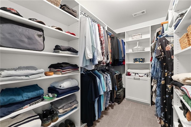6021 Harbour Mist Dr, Flowery Branch, GA 30542 - walk in closet featuring light colored carpet