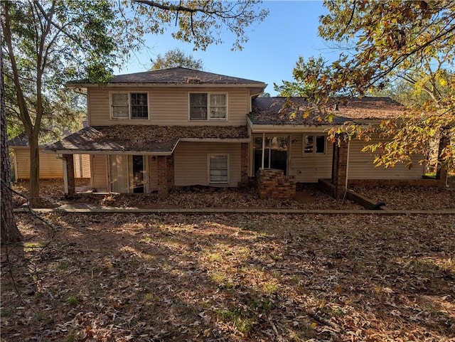 view of back of property