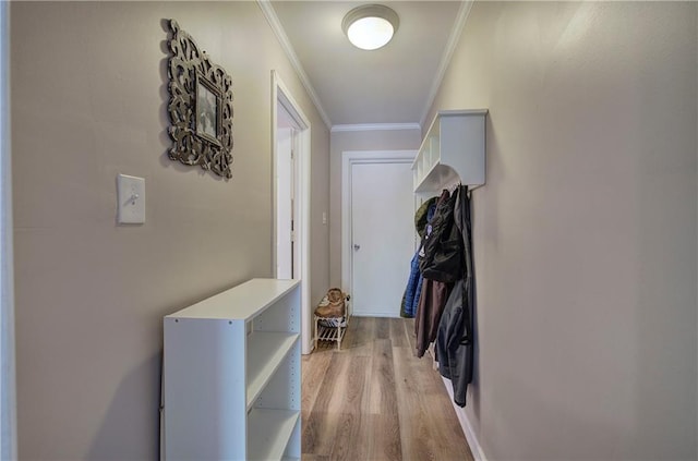 214 Iron St NW, Rome, GA 30165 - hall with crown molding and light wood-type flooring