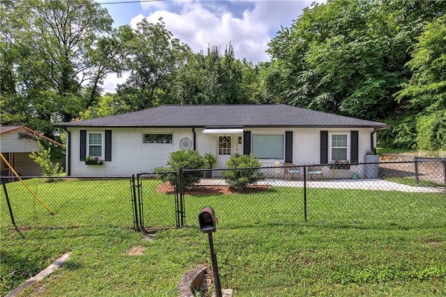 214 Iron St NW, Rome, GA 30165 - ranch-style house featuring a gate