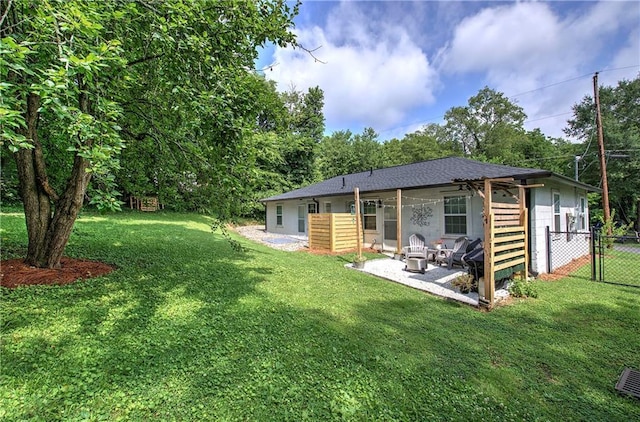 214 Iron St NW, Rome, GA 30165 - rear view of house with a patio area