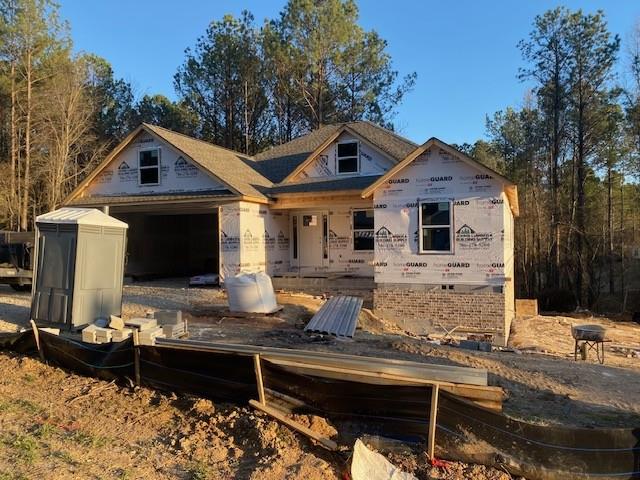 view of property under construction