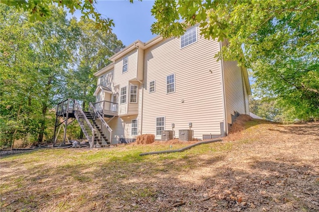 exterior space featuring a deck