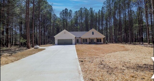 unfinished property with a porch