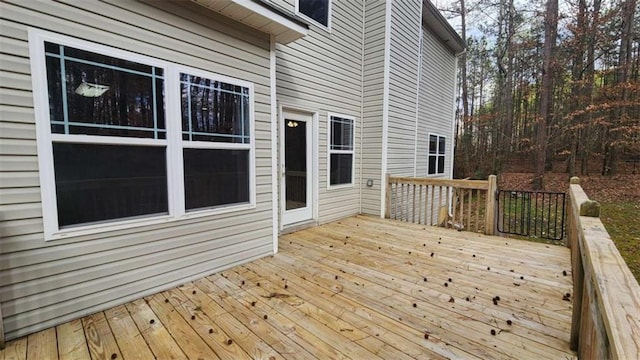view of deck