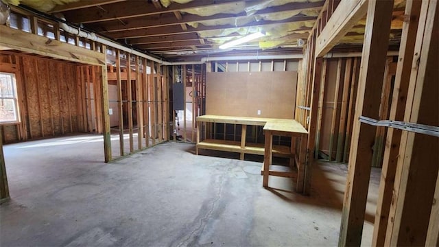 view of basement