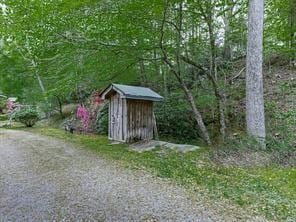 view of outdoor structure