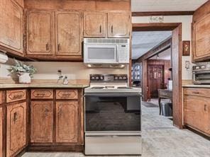 kitchen featuring white appliances