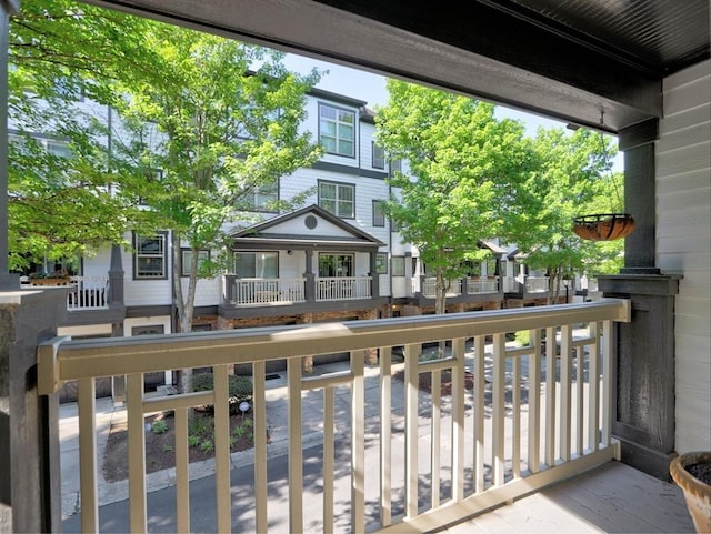 balcony with a porch