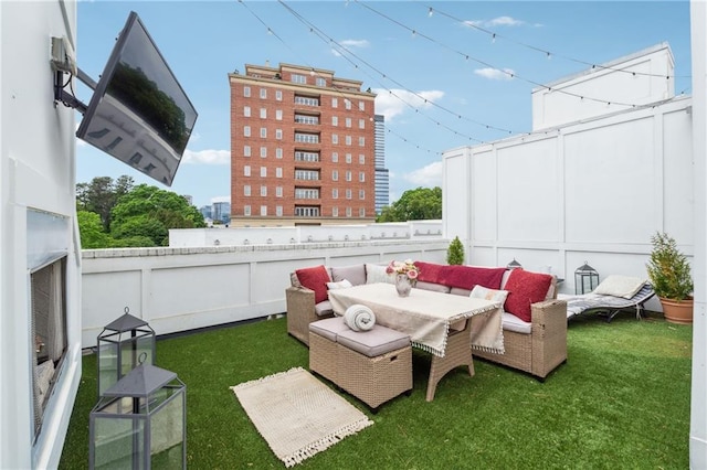 3667 Peachtree Rd NE Unit 6, Atlanta, GA 30319 - view of yard with outdoor dining space