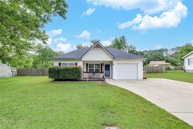 15 Echota Rd NE, Cartersville, GA 30121 - ranch-style home featuring covered porch, driveway, and a garage