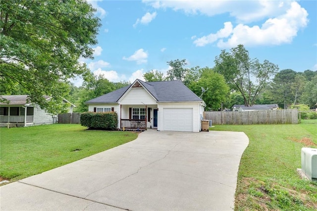 15 Echota Rd NE, Cartersville, GA 30121 - view of front of home with covered porch, a garage, and driveway