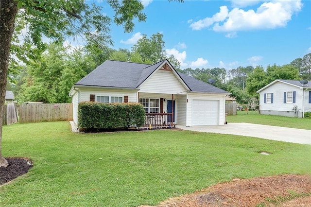15 Echota Rd NE, Cartersville, GA 30121 - view of front of home featuring a porch, an attached garage, and concrete driveway