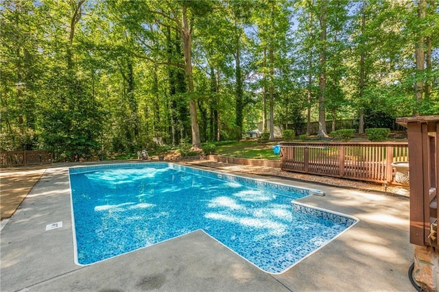 3307 Pointe Bleue Ct, Decatur, GA 30034 - view of swimming pool with a patio area and fence