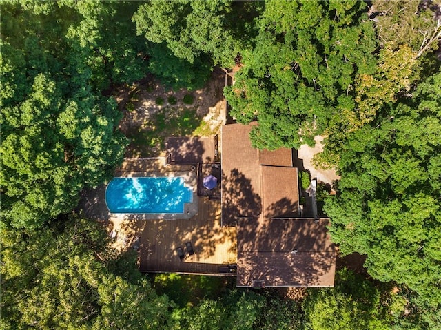 3307 Pointe Bleue Ct, Decatur, GA 30034 - aerial view of property and surrounding area featuring a pool area