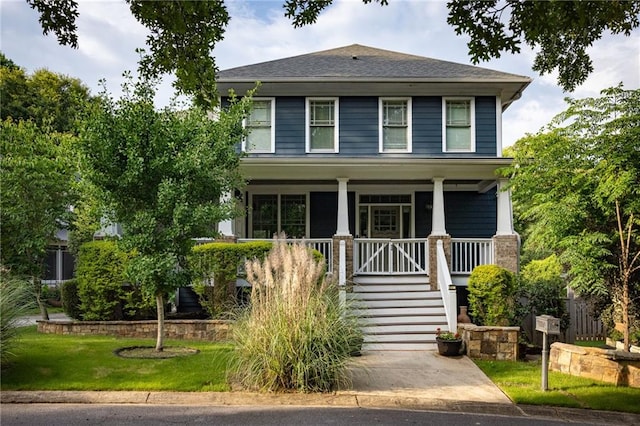 1602 Windsor Walk, Avondale Estates, GA 30002 - traditional style home with covered porch and a front yard
