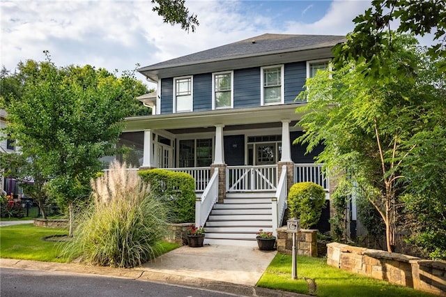 1602 Windsor Walk, Avondale Estates, GA 30002 - traditional style home featuring covered porch and a front yard