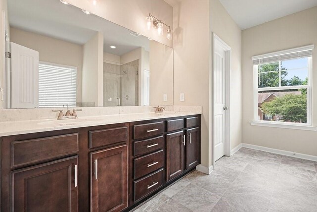 1630 Eaglerock Dr, Suwanee, GA 30024 - full bath with a shower stall and double vanity