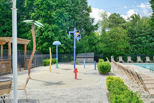 1630 Eaglerock Dr, Suwanee, GA 30024 - view of playground featuring a community pool
