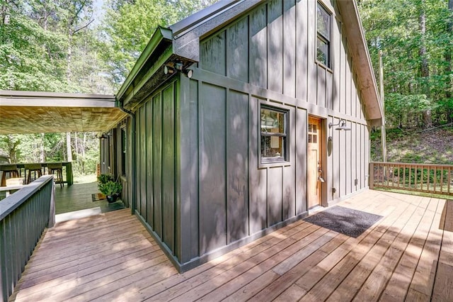 81 Falcon Cir, Ellijay, GA 30540 - view of wooden terrace
