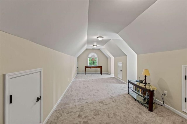 2709 Windrush Dr, Buford, GA 30518 - bonus room featuring carpet flooring, lofted ceiling, and baseboards