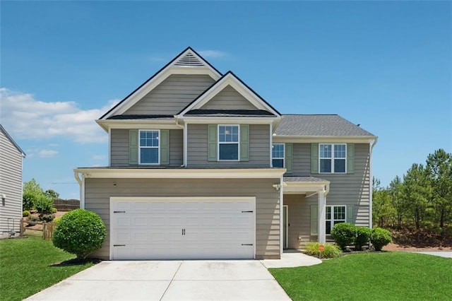 81 Birch River Pointe, Dallas, GA 30132 - view of front of home featuring a garage, a front yard, and concrete driveway