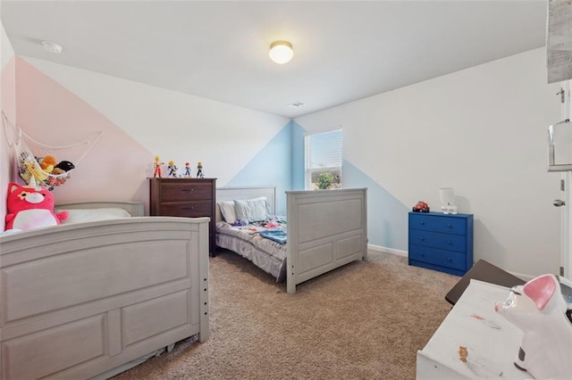 81 Birch River Pointe, Dallas, GA 30132 - bedroom with light carpet and vaulted ceiling