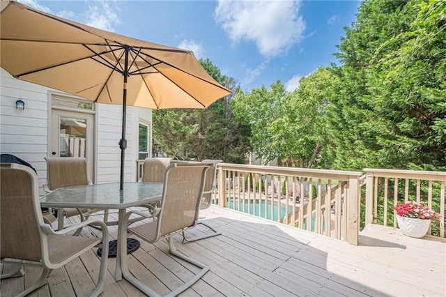 113 Gold Bridge Xing, Canton, GA 30114 - deck featuring outdoor dining area